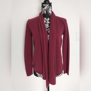 Alex Marie Red Cashmere Cardigan